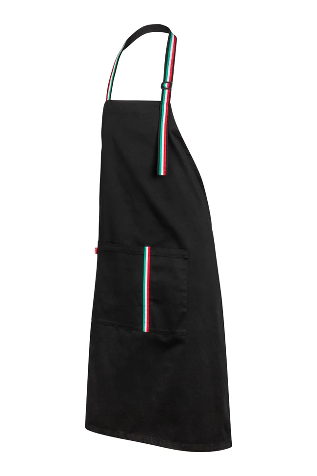 TABLIER À BAVETTE Noir