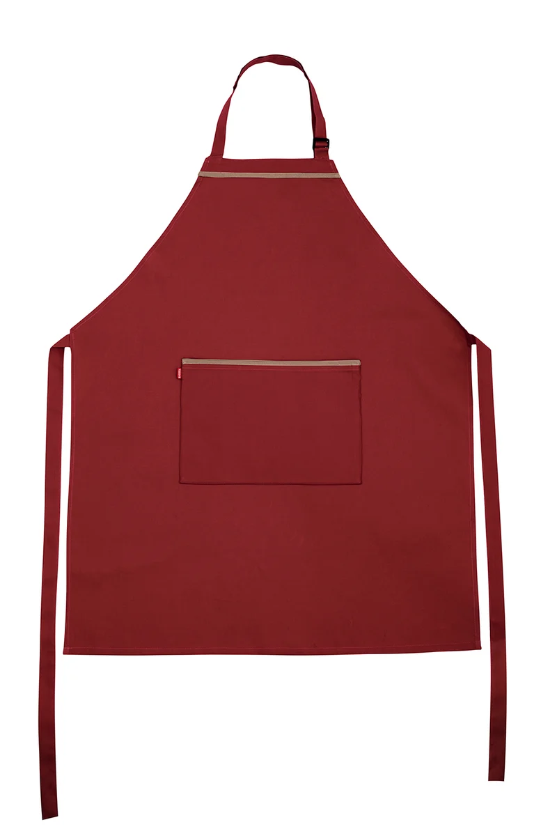 TABLIER À BAVETTE ROUGE