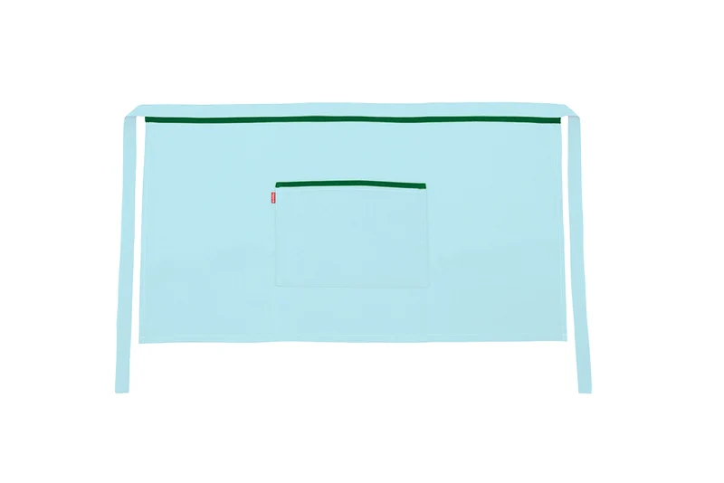 TABLIER COURT TURQUOISE CLAIR