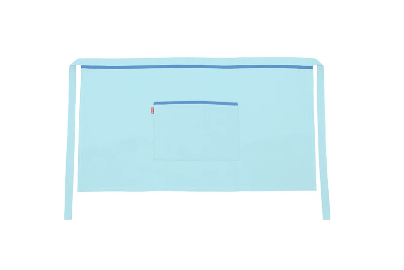 TABLIER COURT TURQUOISE CLAIR