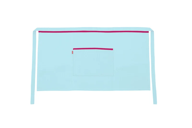 TABLIER COURT TURQUOISE CLAIR