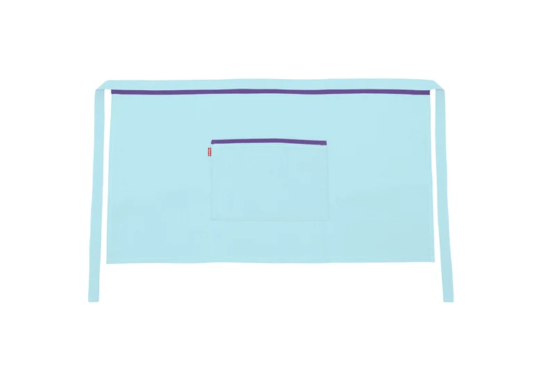 TABLIER COURT TURQUOISE CLAIR