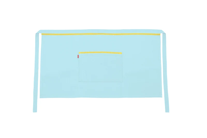 TABLIER COURT TURQUOISE CLAIR