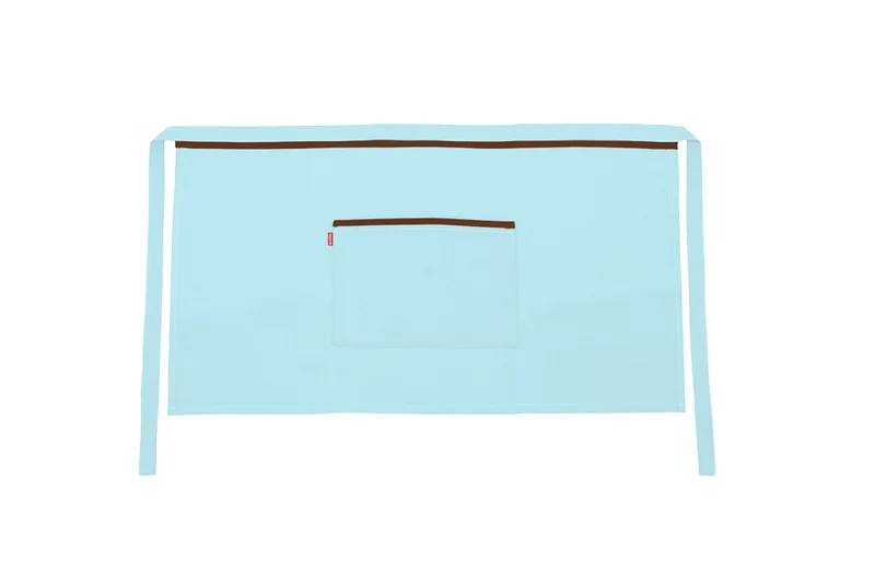 TABLIER COURT TURQUOISE CLAIR