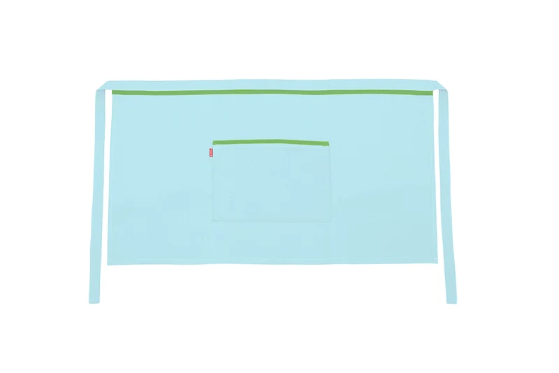 TABLIER COURT TURQUOISE CLAIR