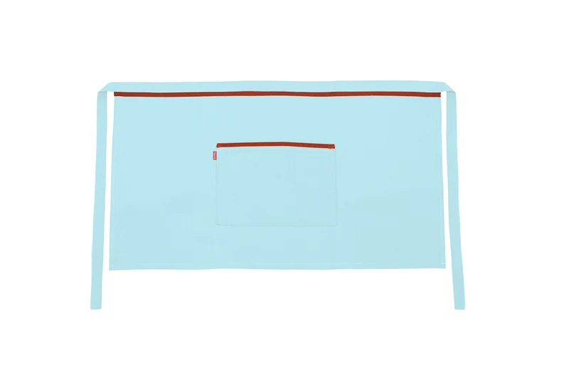 TABLIER COURT TURQUOISE CLAIR