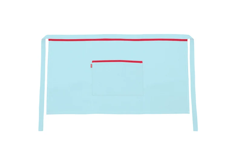 TABLIER COURT TURQUOISE CLAIR