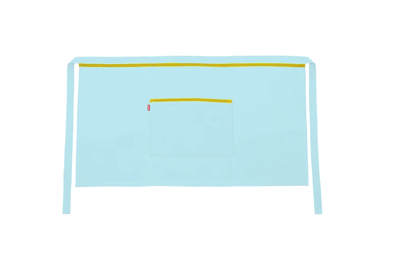TABLIER COURT TURQUOISE CLAIR