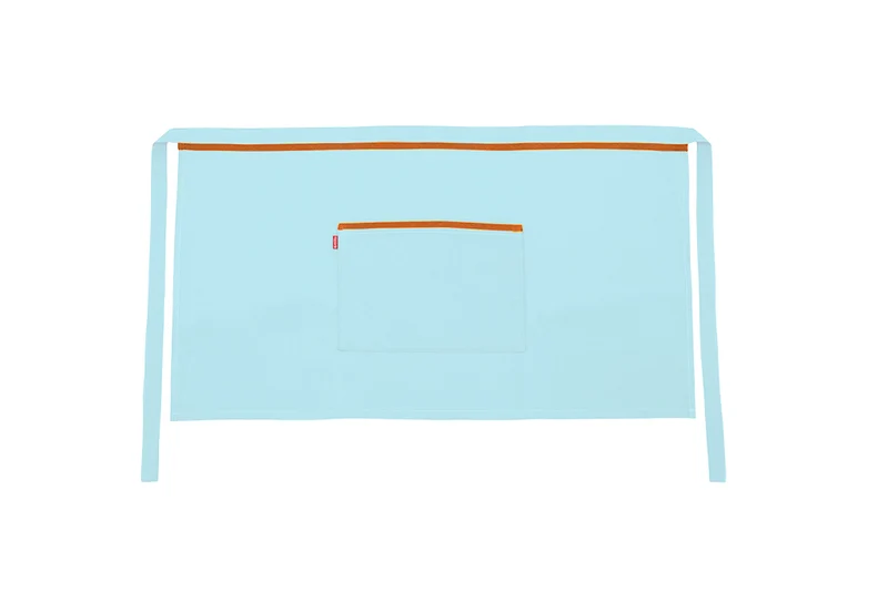 TABLIER COURT TURQUOISE CLAIR