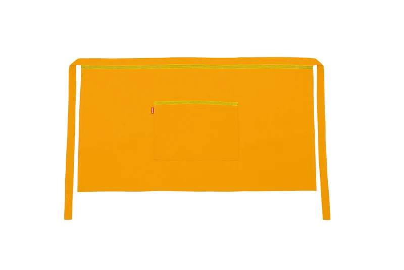 TABLIER COURT ORANGE FLUO
