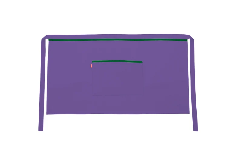 TABLIER COURT MAUVE
