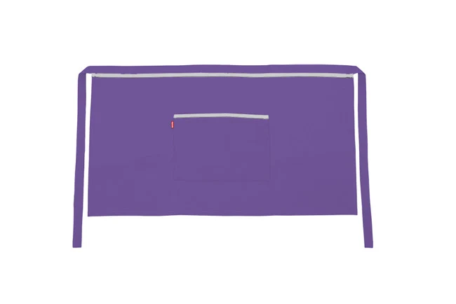 TABLIER COURT MAUVE