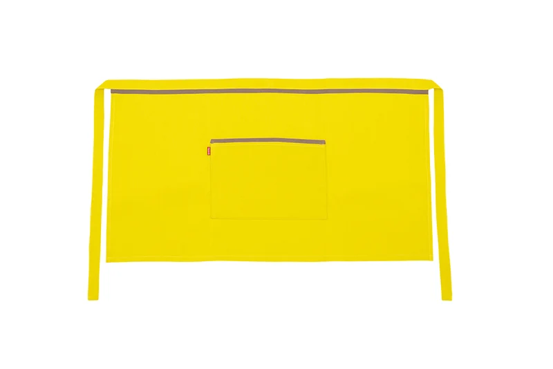 TABLIER COURT JAUNE FLUO