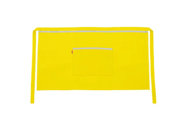 TABLIER COURT JAUNE FLUO