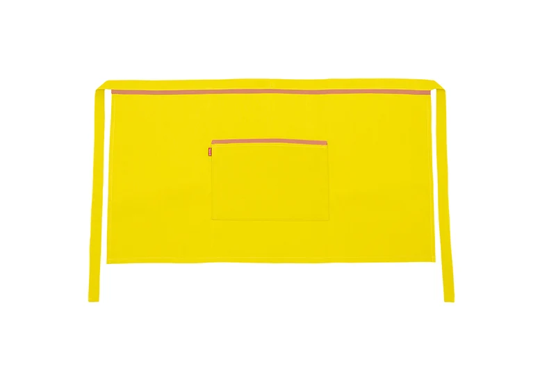 TABLIER COURT JAUNE FLUO