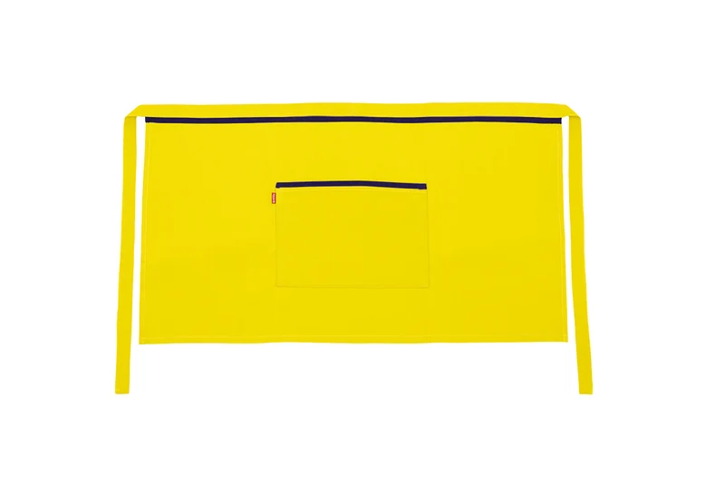 TABLIER COURT JAUNE FLUO