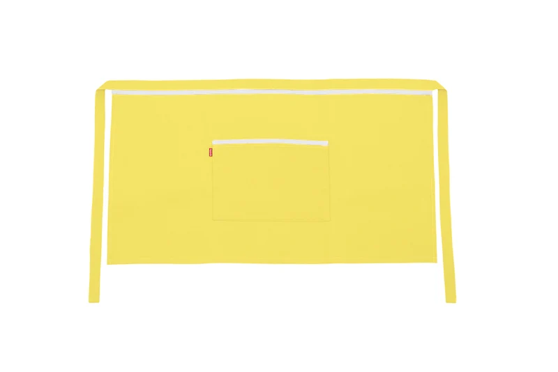TABLIER COURT JAUNE CLAIR