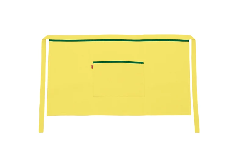 TABLIER COURT JAUNE CLAIR