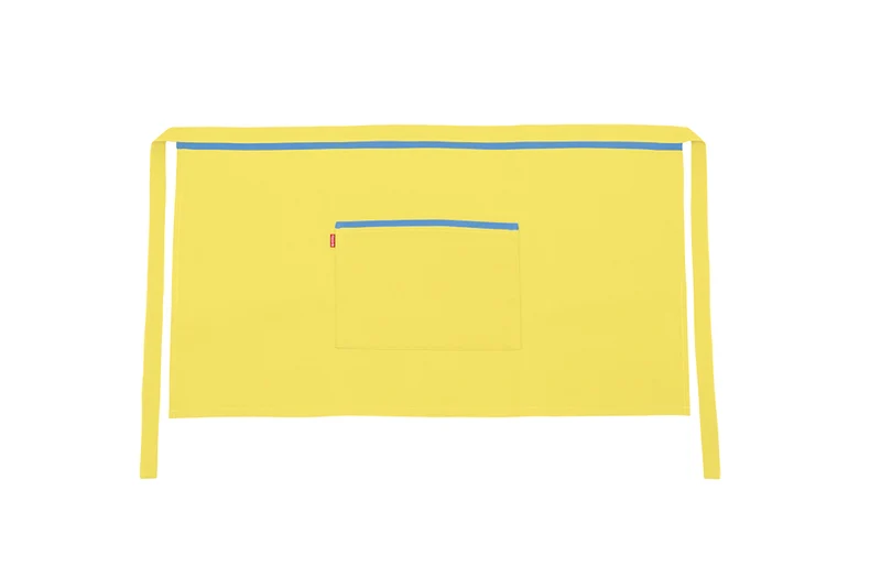 TABLIER COURT JAUNE CLAIR
