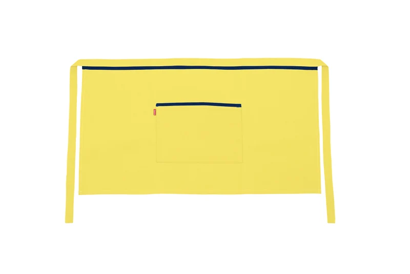 TABLIER COURT JAUNE CLAIR