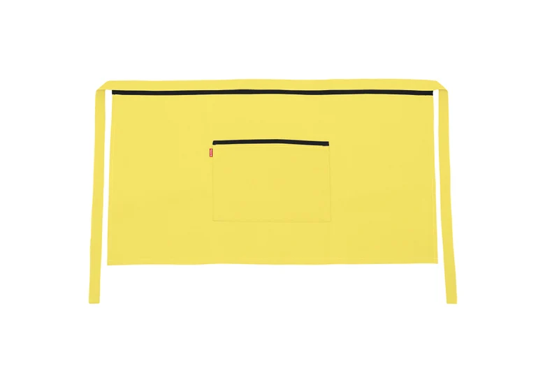 TABLIER COURT JAUNE CLAIR