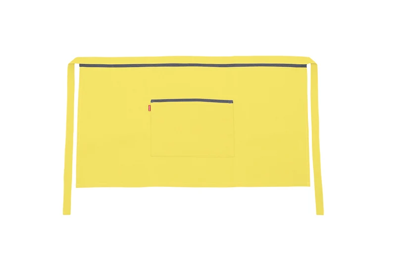 TABLIER COURT JAUNE CLAIR