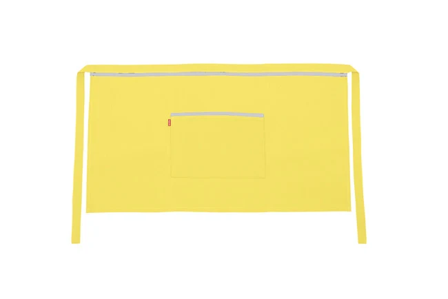 TABLIER COURT JAUNE CLAIR