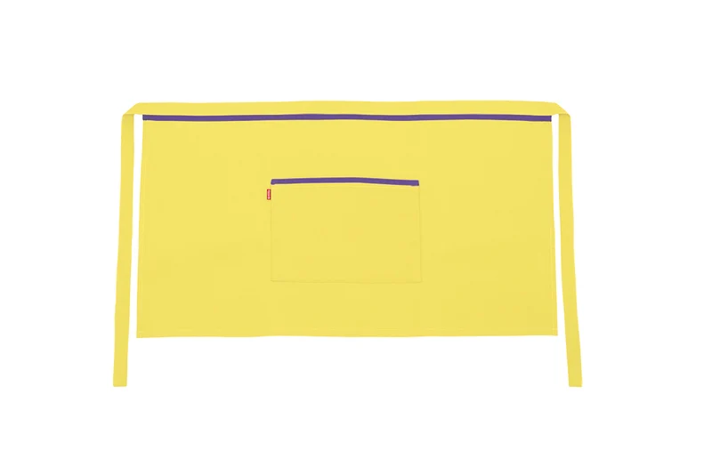 TABLIER COURT JAUNE CLAIR
