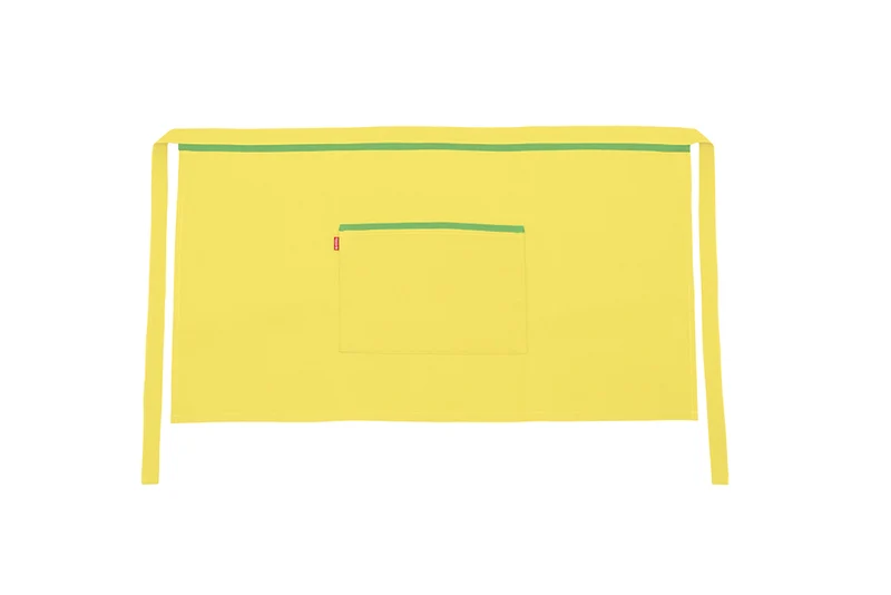 TABLIER COURT JAUNE CLAIR
