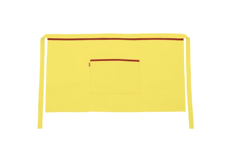 TABLIER COURT JAUNE CLAIR