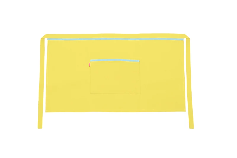 TABLIER COURT JAUNE CLAIR