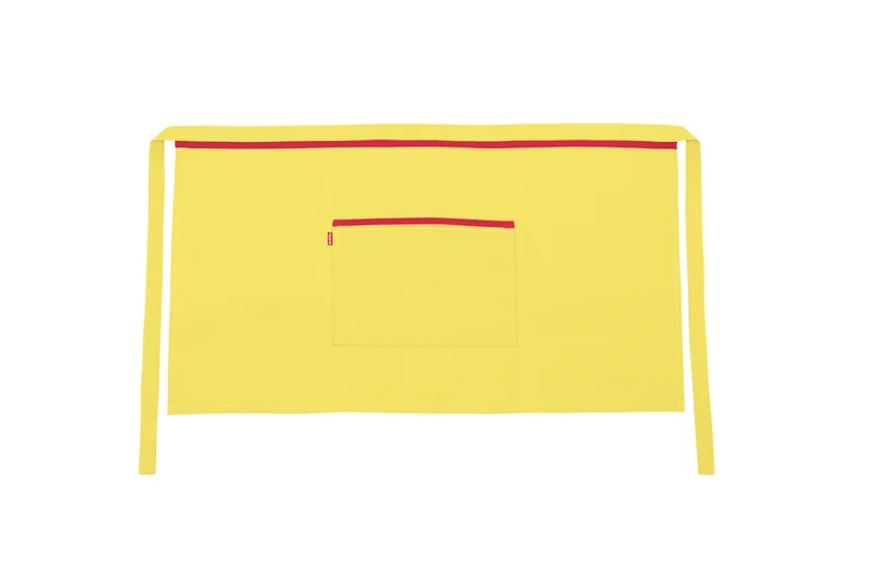 TABLIER COURT JAUNE CLAIR