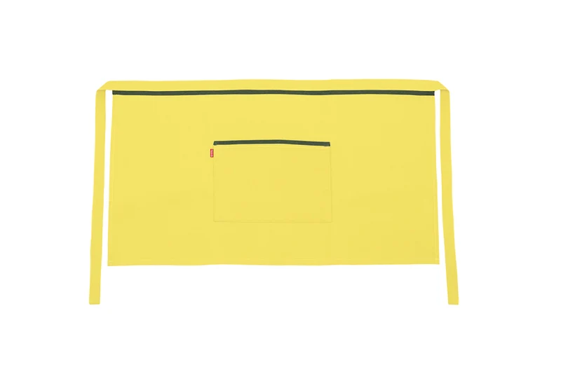 TABLIER COURT JAUNE CLAIR
