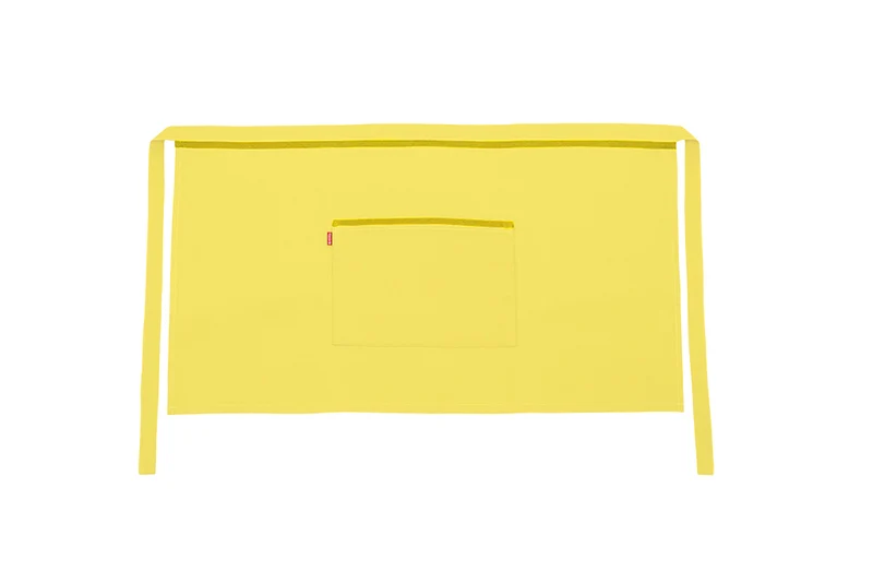 TABLIER COURT JAUNE CLAIR