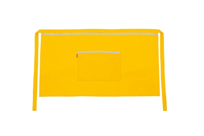 TABLIER COURT JAUNE