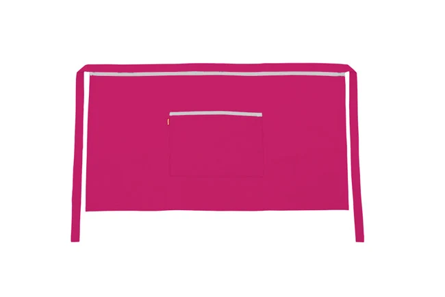 TABLIER COURT FUCHSIA