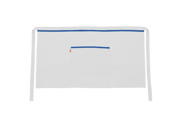 TABLIER COURT BLANC