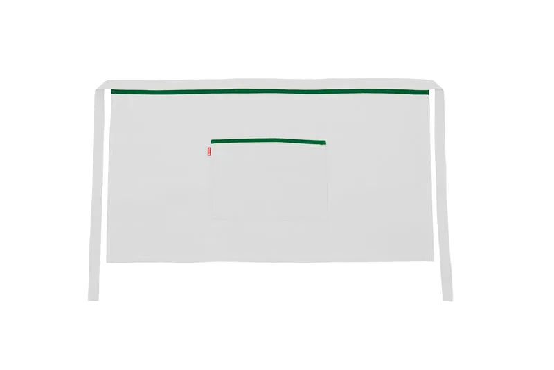 TABLIER COURT BLANC