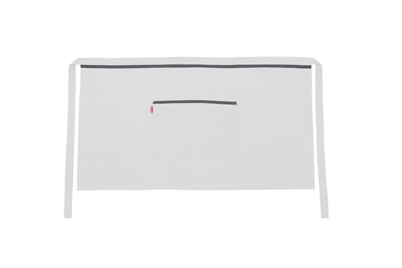 TABLIER COURT BLANC