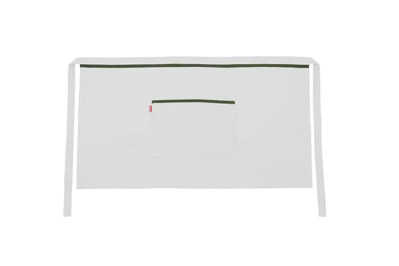 TABLIER COURT BLANC