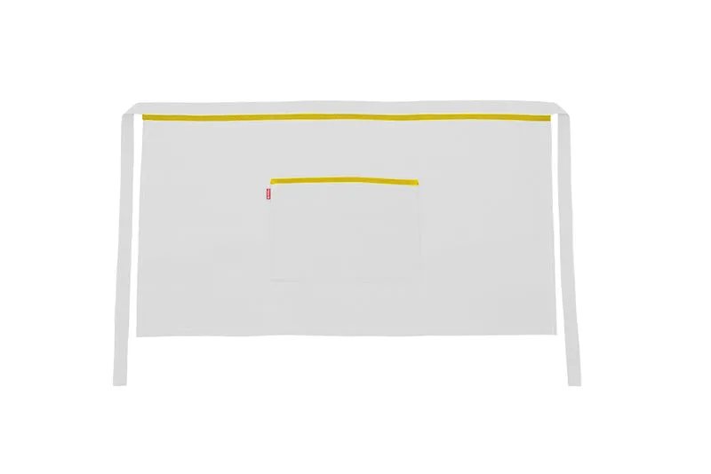 TABLIER COURT BLANC