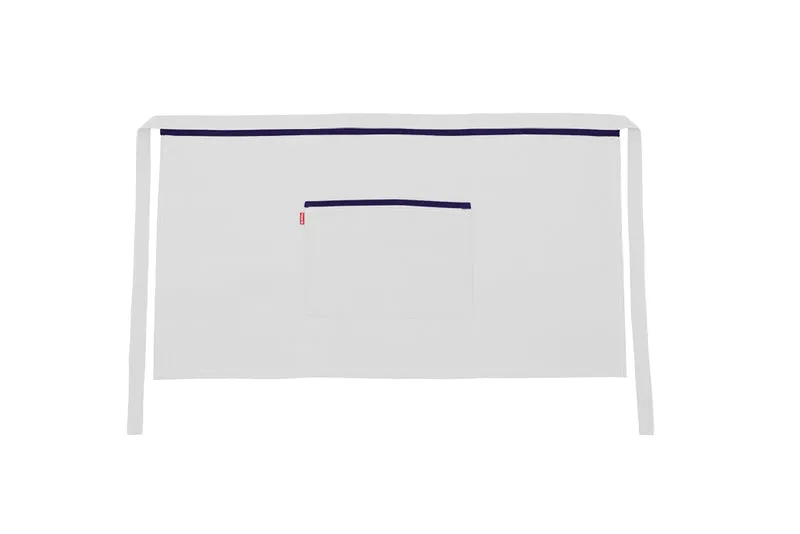 TABLIER COURT BLANC