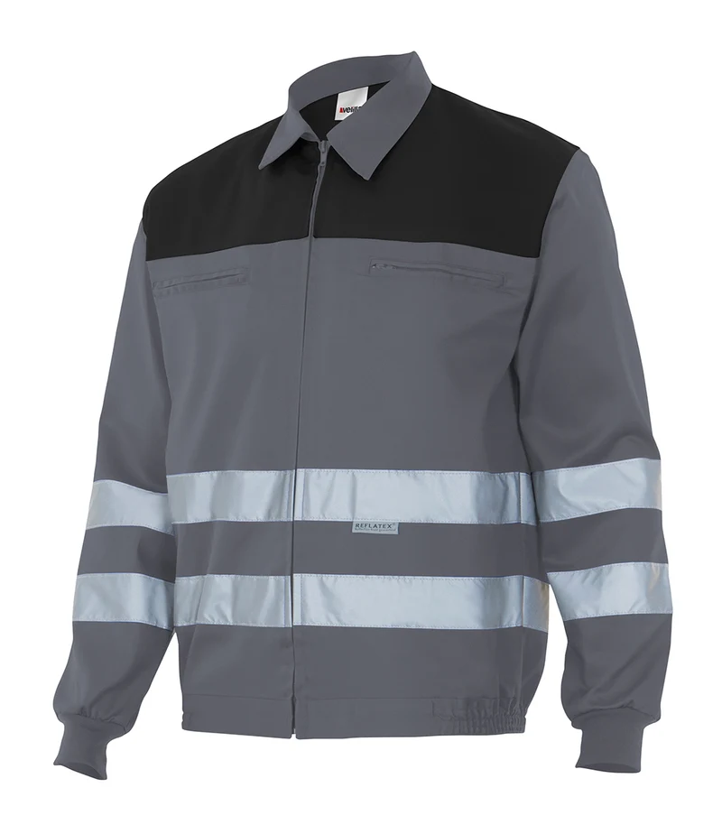 BLOUSON HV GRIS