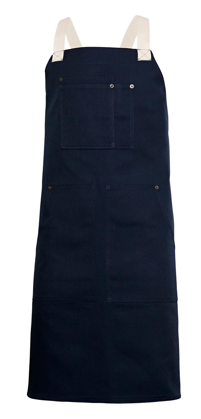TABLIER CANVAS À BAVETTE