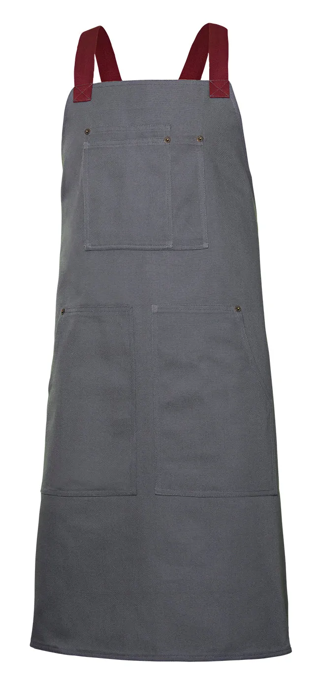 TABLIER CANVAS À BAVETTE