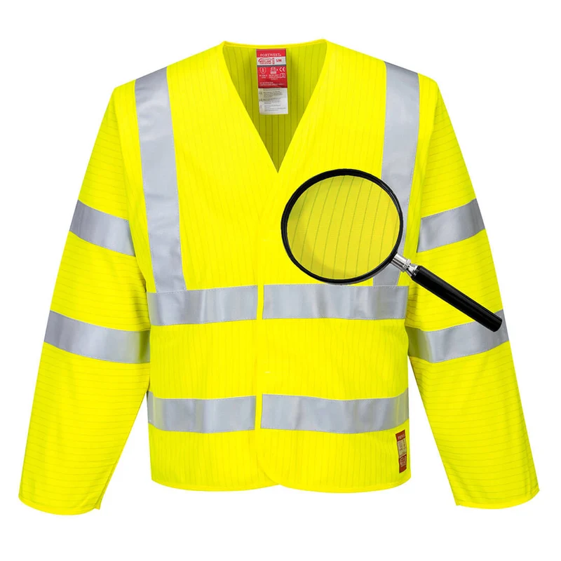 Gilet HV ML Antistatique - Résistante à la flamme