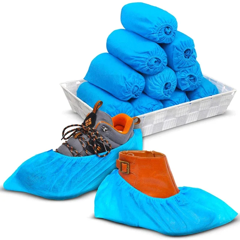 Couvre-Chaussures jetable étanches de qualité supérieure pour chaussures - Taille Unique - Lot de 100
