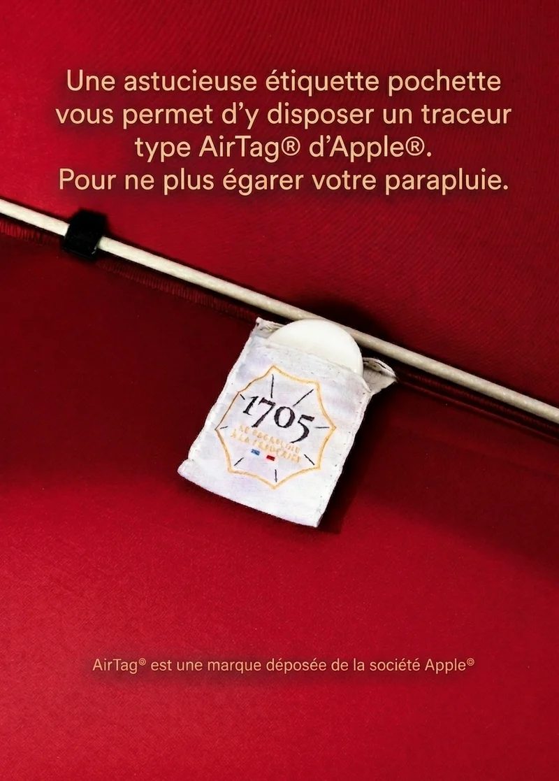 Coffret à monter soi-même - Parapluie Excellence 1705 - Rouge Élégant