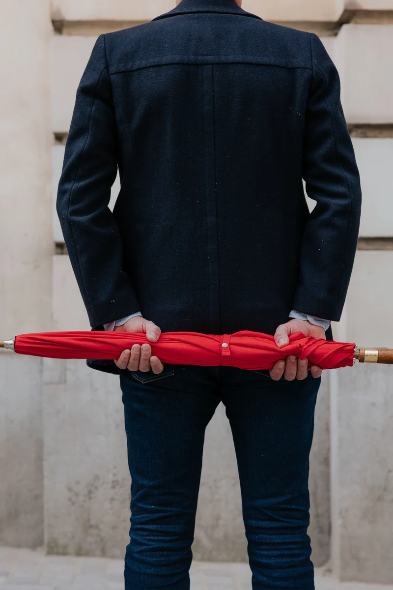 Parapluie Monté - Excellence 1705 - Rouge Élégance