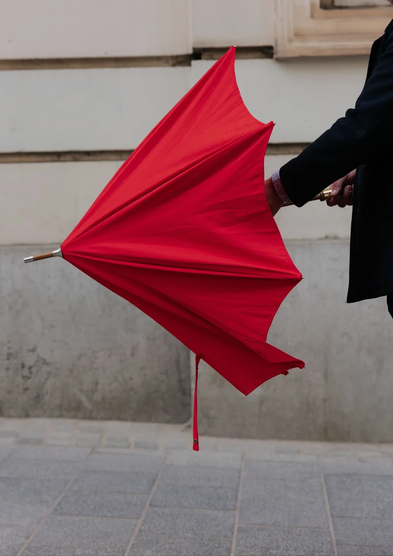 Parapluie Monté - Excellence 1705 - Rouge Élégance